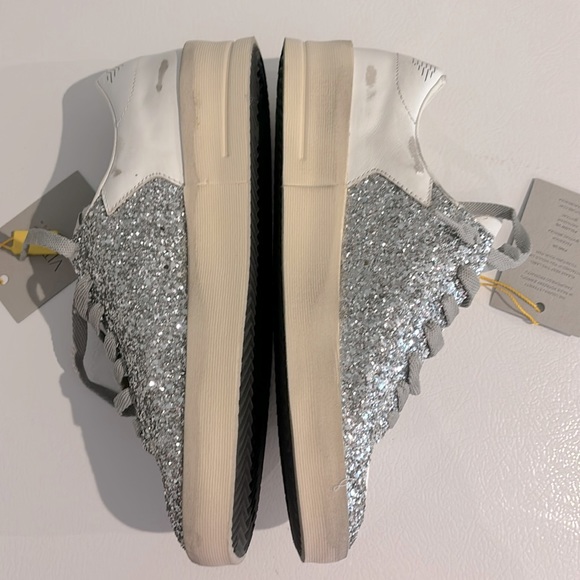 New with tags Golden Goose Women's Stardan white leather and glitter size 40 IT - Picture 10 of 14